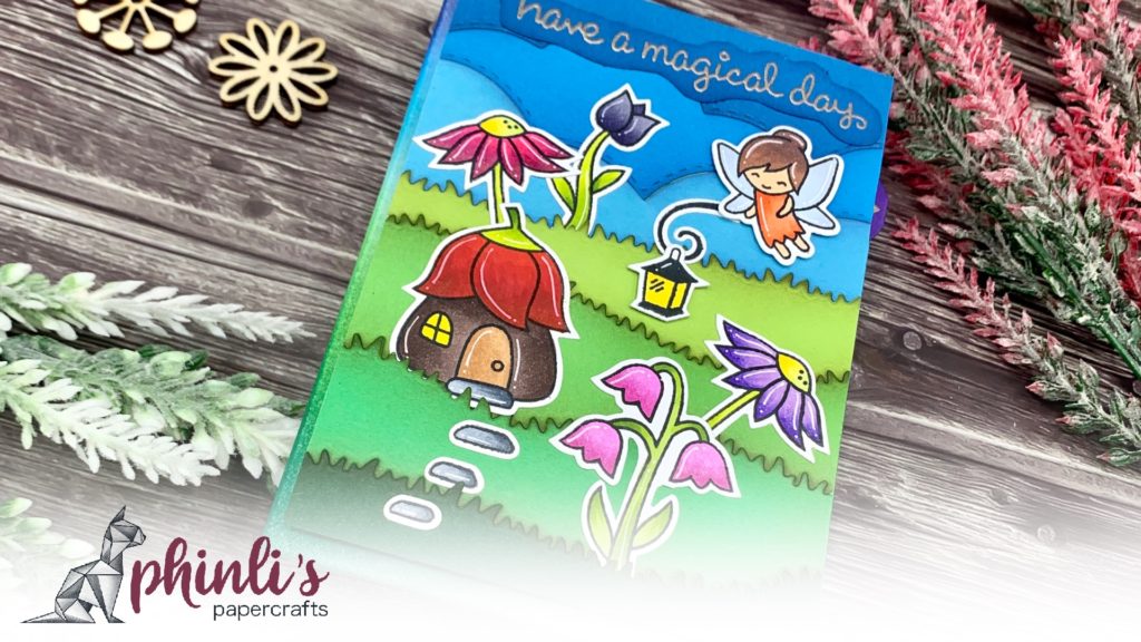 lawn fawn led-card «have a magical day»