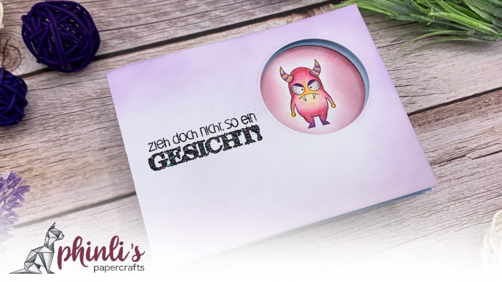 studia katia peek-a-boo card «zieh nicht so ein gesicht»