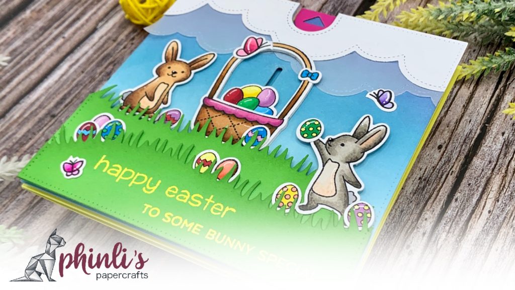 surprise pull tab easter card «happy easter to some bunny special»