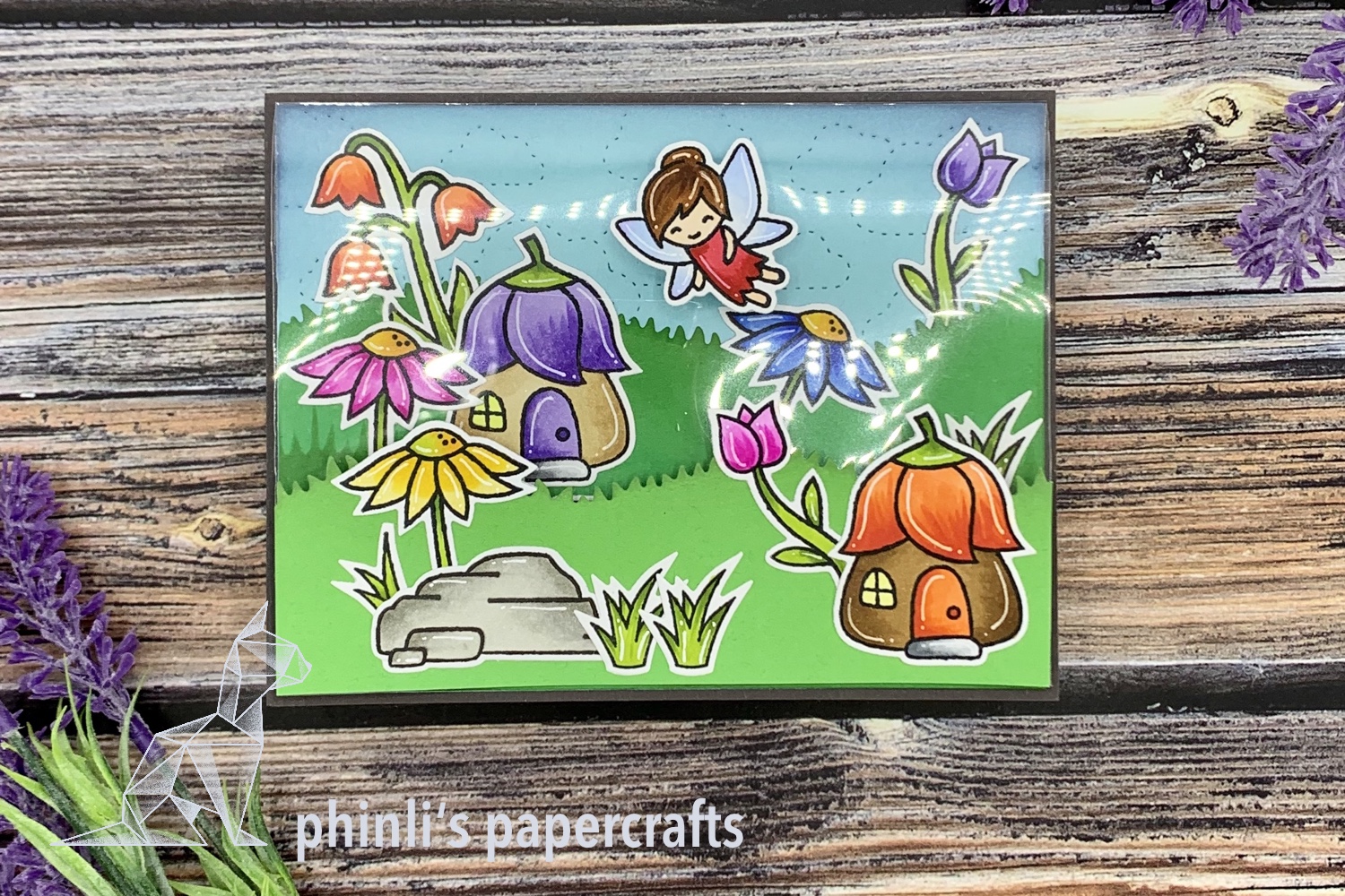 lawn fawn acetate partly cover card «have a magical day»