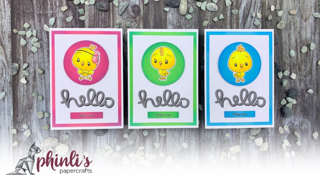 c.c. designs welcome baby card «hello little birdie»